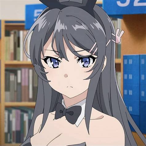 mai anime pfp.